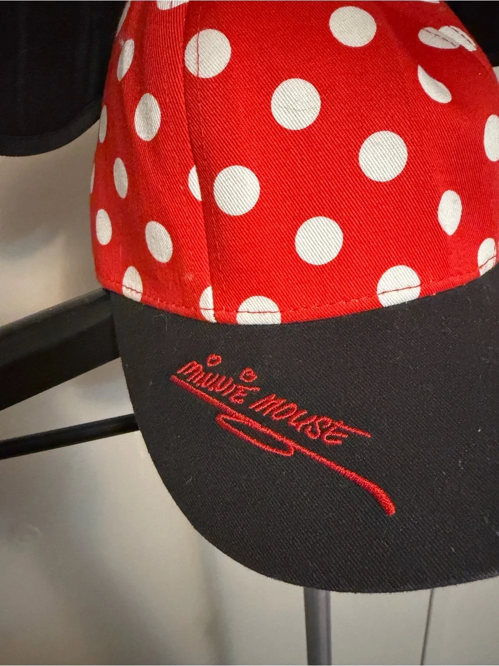 Disney Parks Minnie Mouse Ears & Bow Baseball Cap – Youth Size
